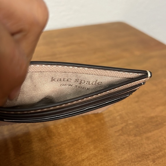 NWT Kate Spade Eva Slim Card Holder Warm Beige - Picture 6 of 6